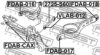 FEBEST FDAB-CAX Control Arm-/Trailing Arm Bush